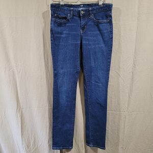 GAP size 27 regular blue denim real straight jeans